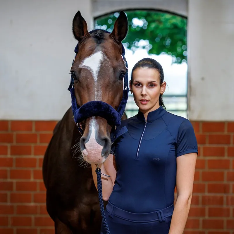 Schockemohle Melbourne Soft Style Headcollar - True Navy-2