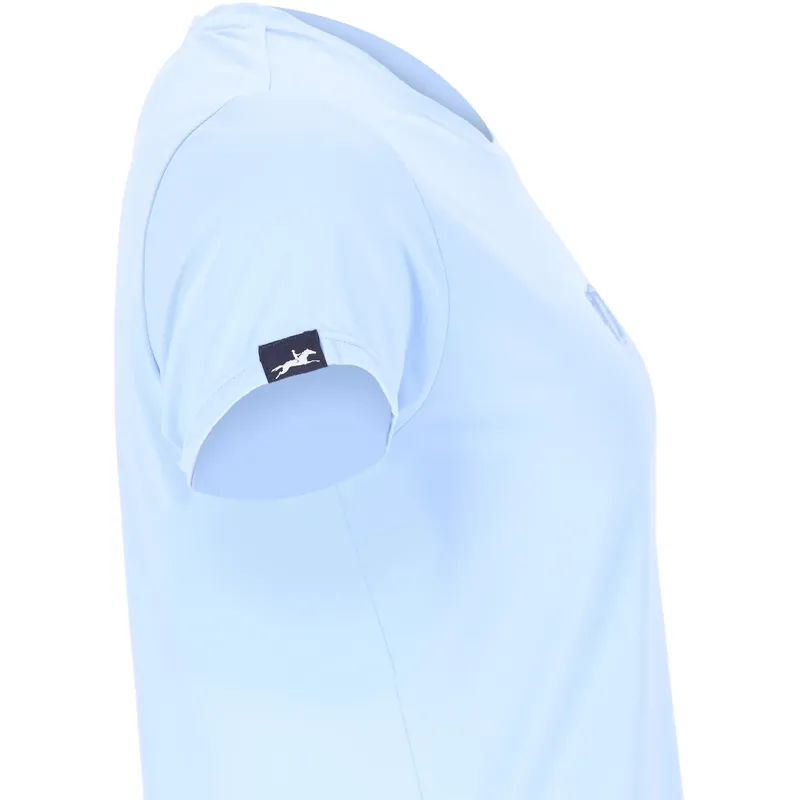 Schockemohle Nola SP Womens T-Shirt - Sky Blue-4