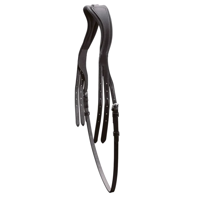 Schockemohle Select Anatomical Headpiece - Black/Silver