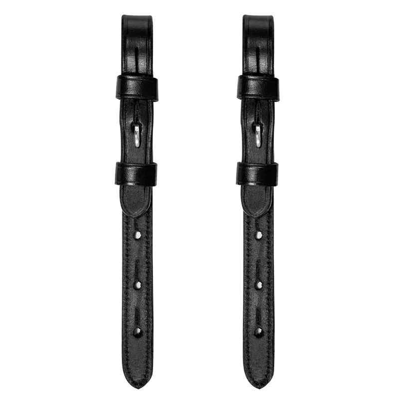 Schockemohle Equitus Billet Cheek Pieces - Black/Silver