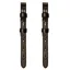 Schockemohle Equitus Billet Cheek Pieces - Espresso/Silver