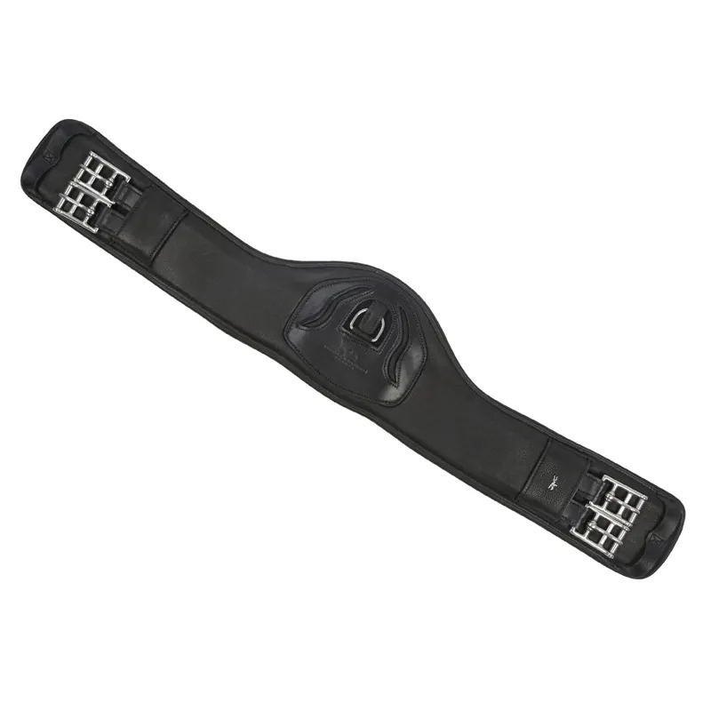 Schockemohle Pittsburgh Short Dressage Girth - Black/Silver