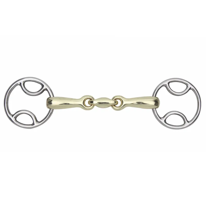 Shires Brass Lozenge Bevel Loop Ring Bit