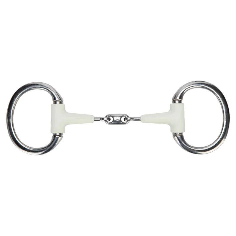 Shires EquiKind Softie Flat Ring Peanut Link Eggbutt Bit