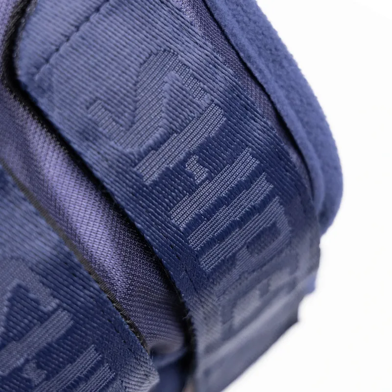 Shires FlyGuard Pro Fine Mesh Fly Mask with Ears and Fringe - Navy-2