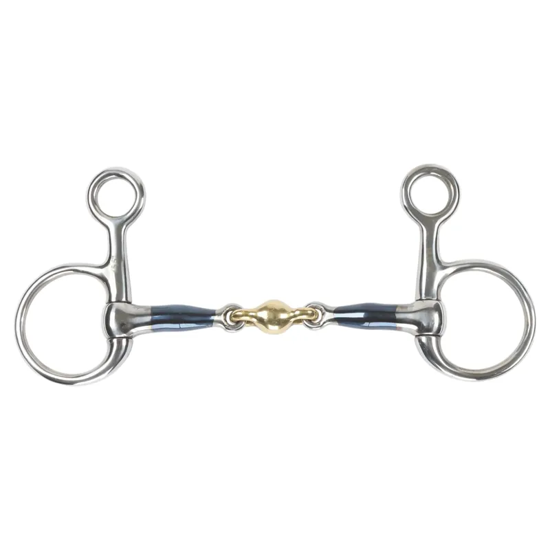 Shires Hanging Cheek Blue Sweet Iron Lozenge Bit