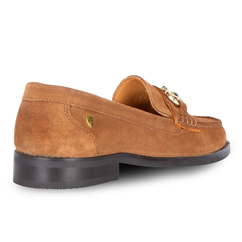 Moretta Rosa Ladies Loafers - Tan-6