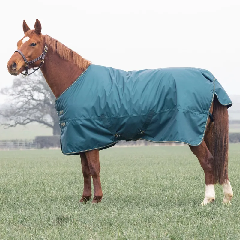 Shires Typhoon 200g Standard Neck Turnout Rug - Green