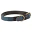 Digby and Fox Tweed Dog Collar - Navy