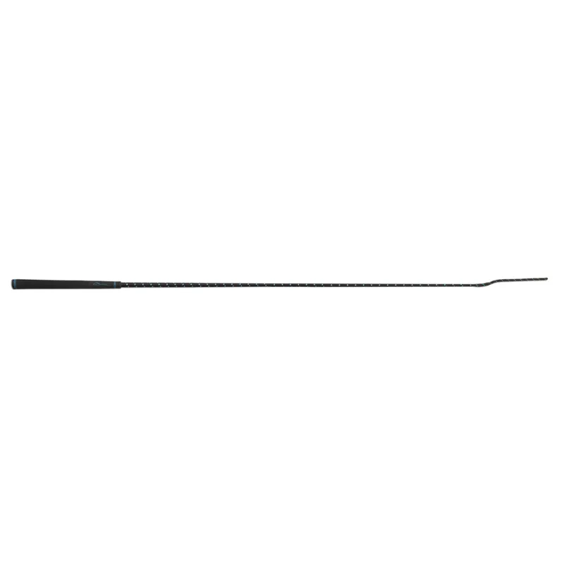 Shires Topaz Schooling Whip - Black/Bright Blue