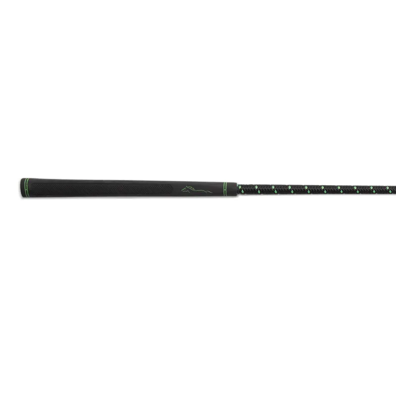 Shires Topaz Schooling Whip - Black/Green-1