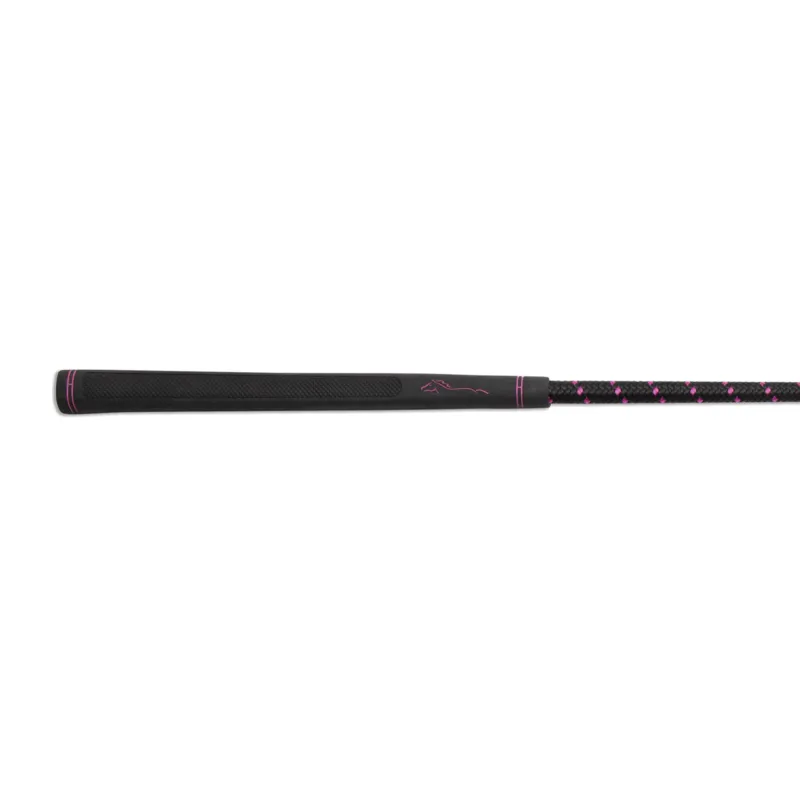 Shires Topaz Schooling Whip - Black/Raspberry-1