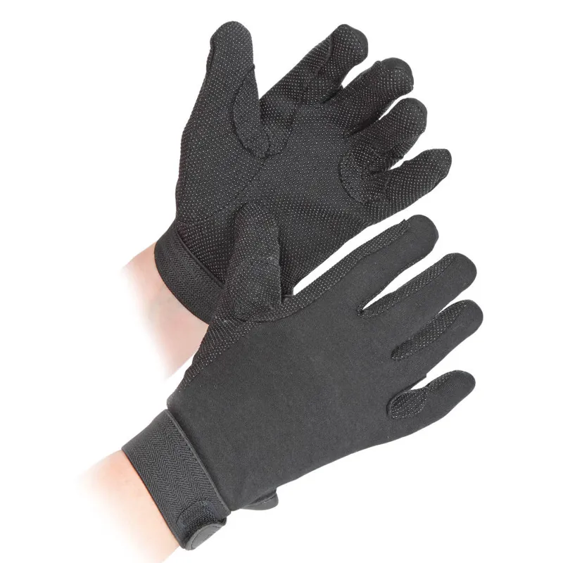 Aubrion Newbury Junior Riding Gloves - Black-1