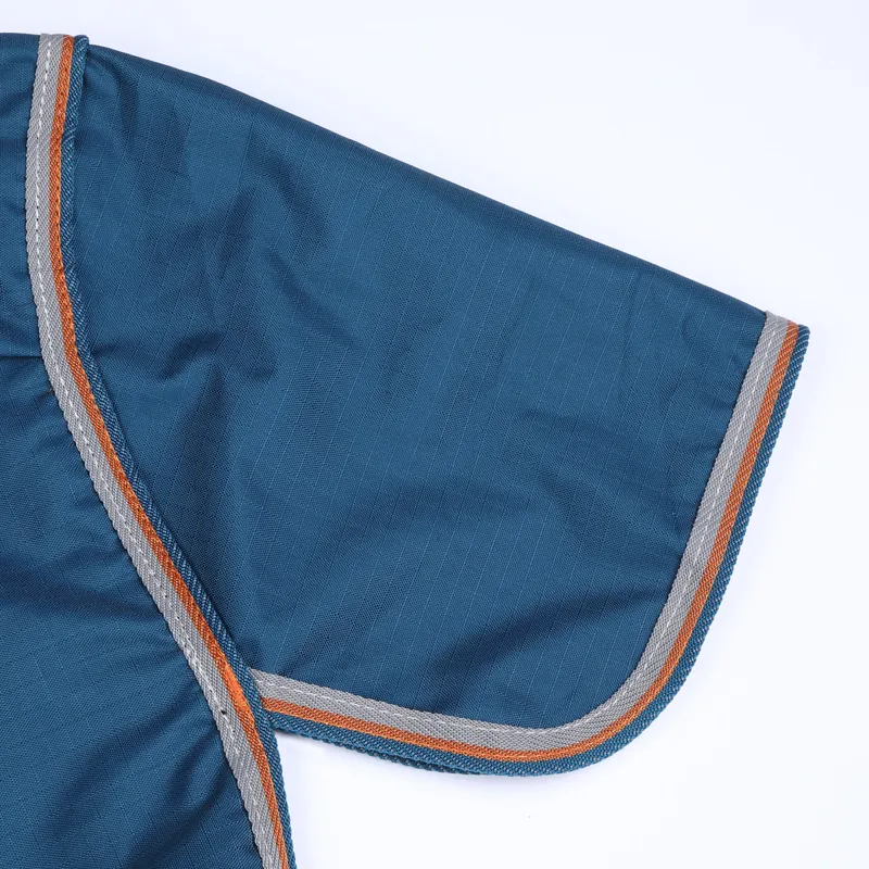 Shires Tempest Original Lite 0g Detachable Neck Turnout Rug - Teal-2