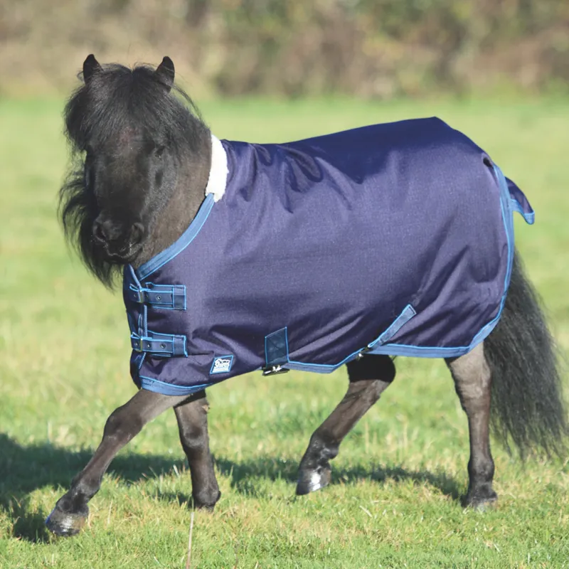 Shires Tempest Original Mini Lite 0g Turnout Rug - Navy