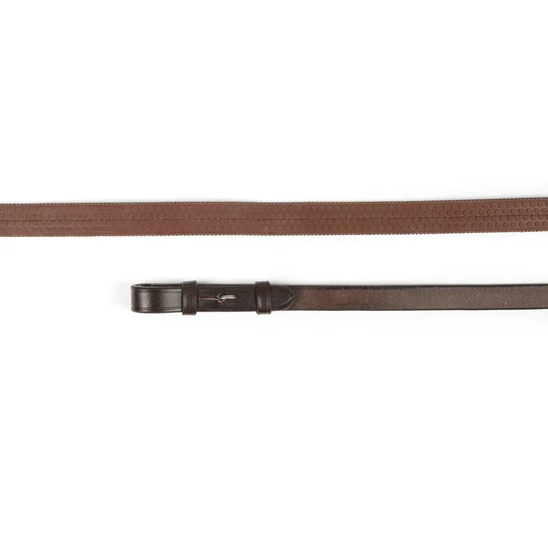 Velociti GARA Rubber Grip Reins - Havana