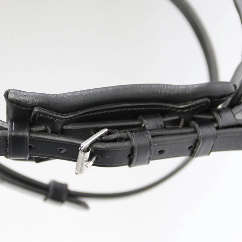 Schockemohle Brantford Anatomic Flash Bridle - Black/Silver-3