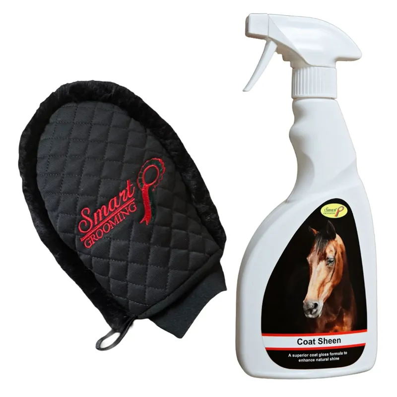 Smart Grooming Coat Sheen and Quilted Mitt Bundle
