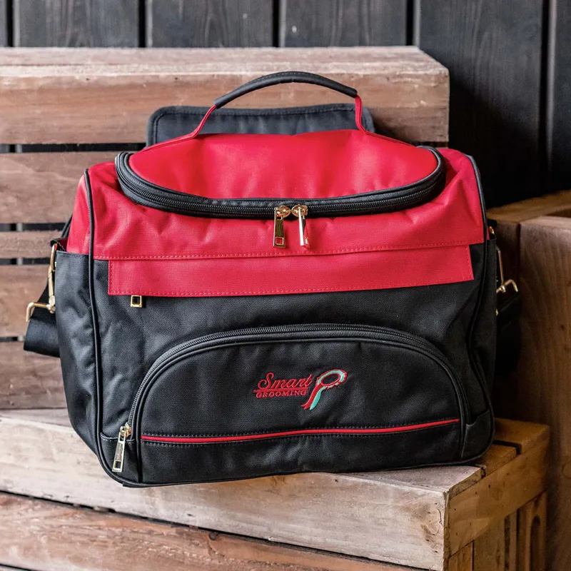 Smart Grooming Competition Bag - Red/Black