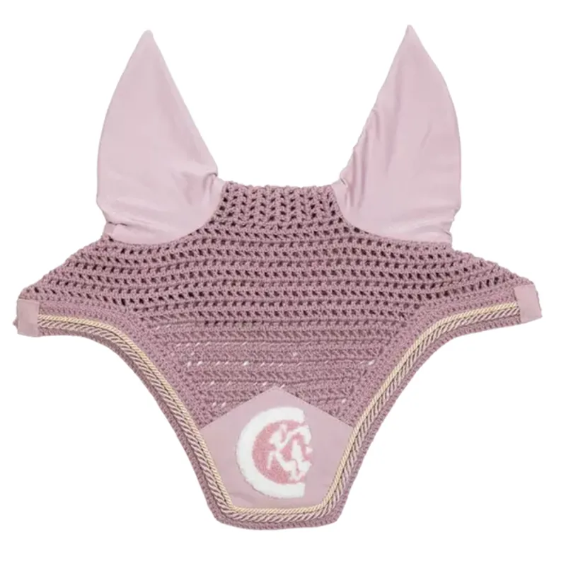 Kentucky Wellington 3D Logo Rope Fly Veil - Soft Rose