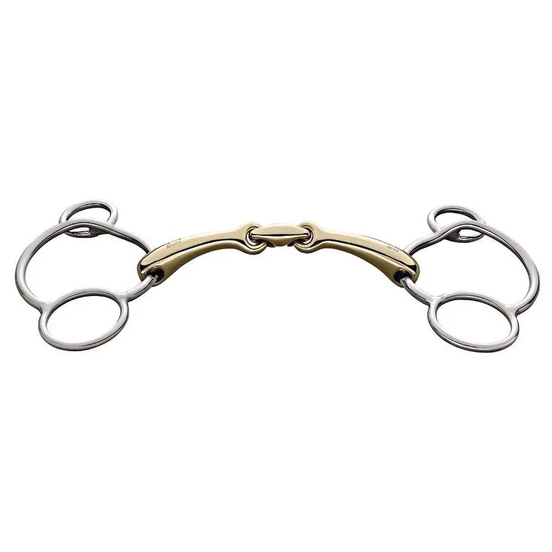 Sprenger Dynamic RS Double Jointed Universal Gag Sensogan Bit - 16mm