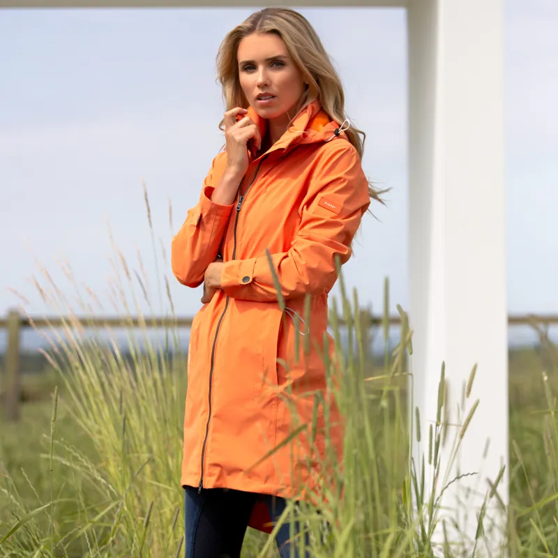 Pikeur Xila Sports Ladies Waterproof Parka Jacket - Peach - UK6-4