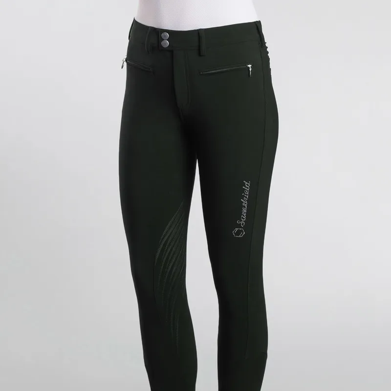 Samshield Adele Knee Grip Ladies Breeches - Black-2