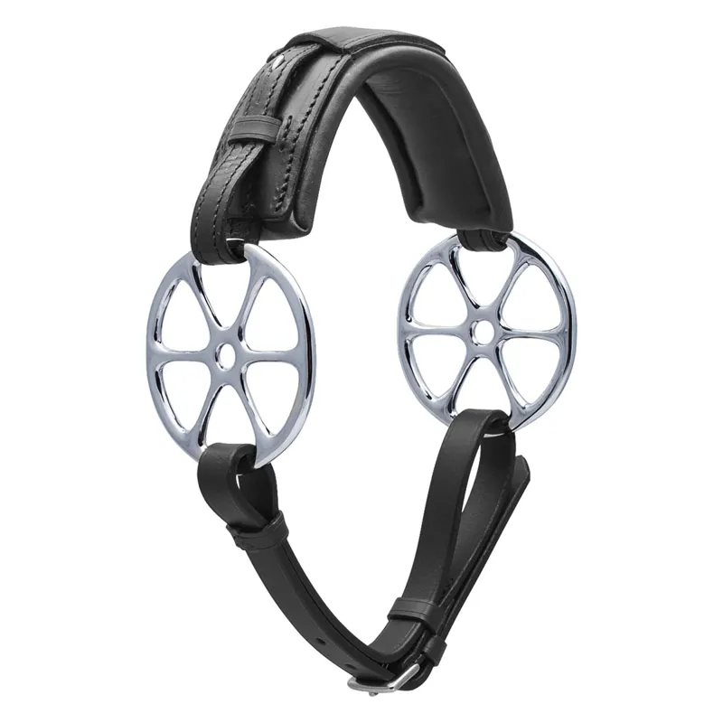 Stubben Flower Ring Hackamore - Black