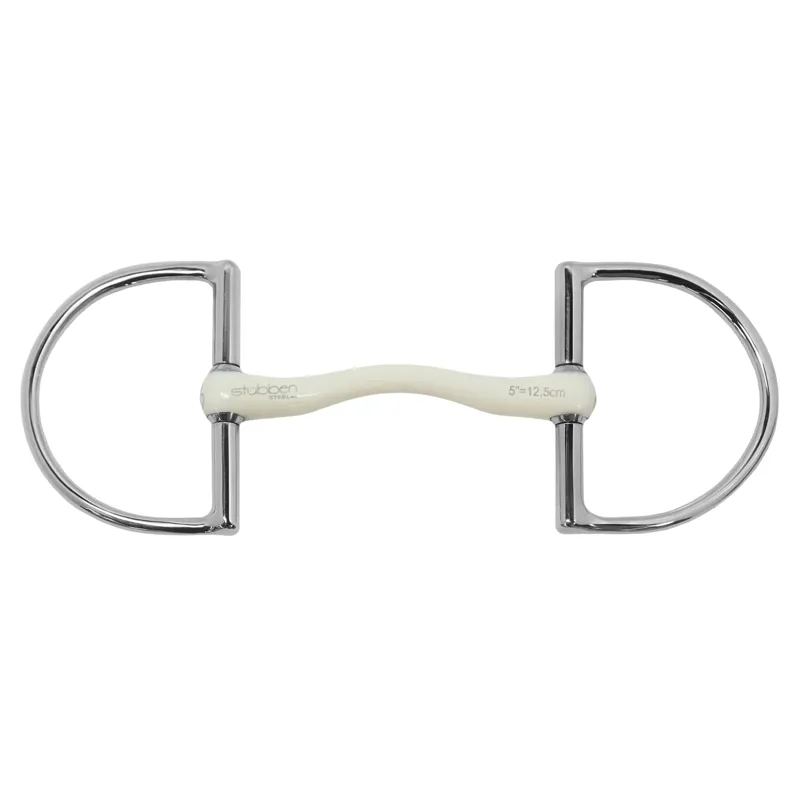 Stubben 1303 Fine Line Flex D-Ring Snaffle Bit