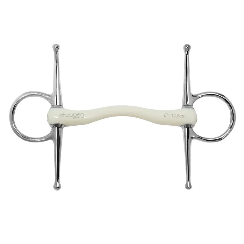 Stubben 1305 Fine Line Flex Full-Cheek Snaffle Bit