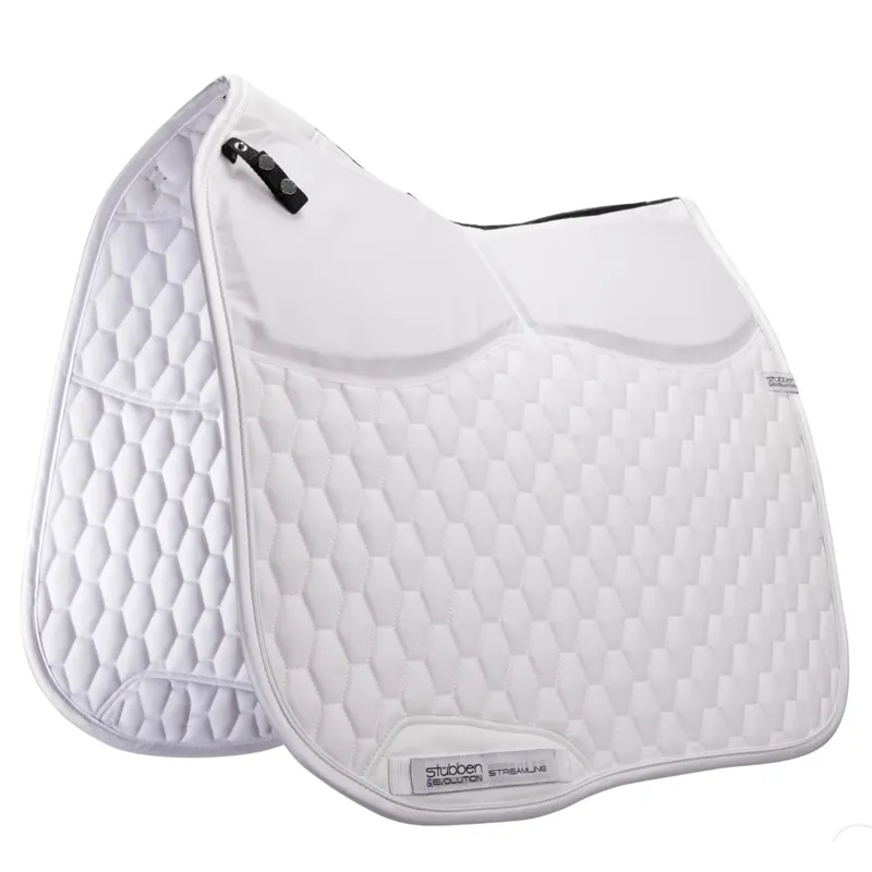 Stubben Streamline GEN2 Adjuster Dressage Saddlecloth - White