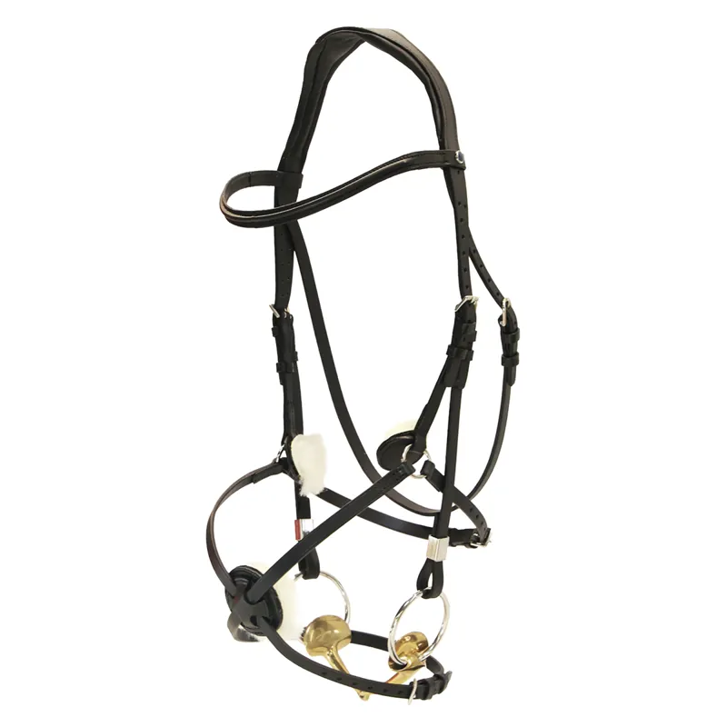 Stubben Sligo Slide/Lock Mexican 2705 Bridle - Ebony Brown
