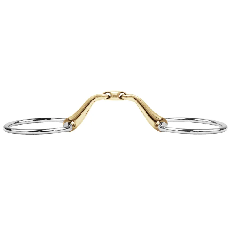 Stubben Quick Contact Eggbutt Double Jointed Snaffle Bit