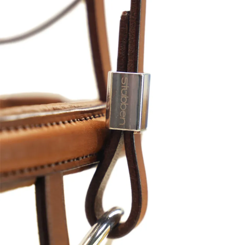 Stubben Sligo Slide/Lock Combined Flash 2705 Bridle - Ebony Brown-3