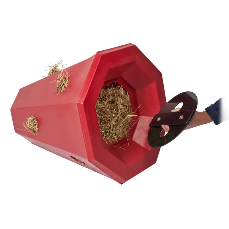 Stubbs Lidded Hay Roller - Red-1