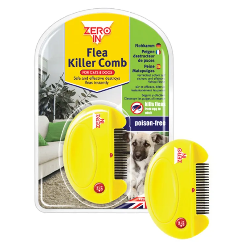 Zero In Flea Killer Comb for Cats and Dogs