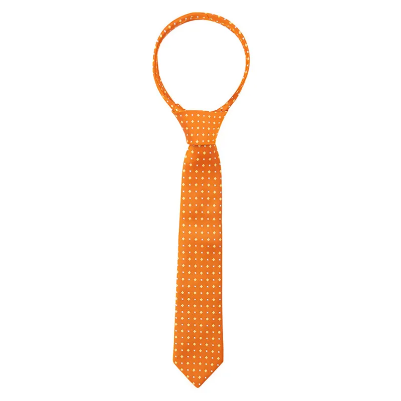 Supreme Products Junior Show Tie - Orange/Gold Diamonds