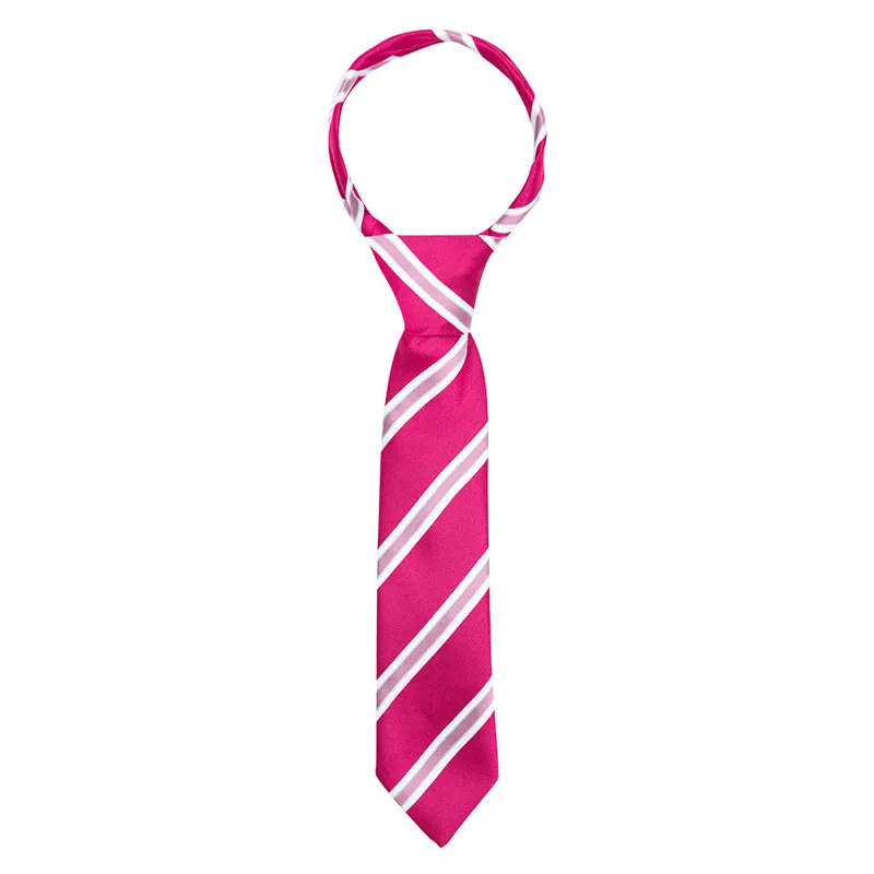 Supreme Products Junior Show Tie - Pink Stripe