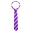 Supreme Products Adults Show Tie - Purple/Lilac Stripe