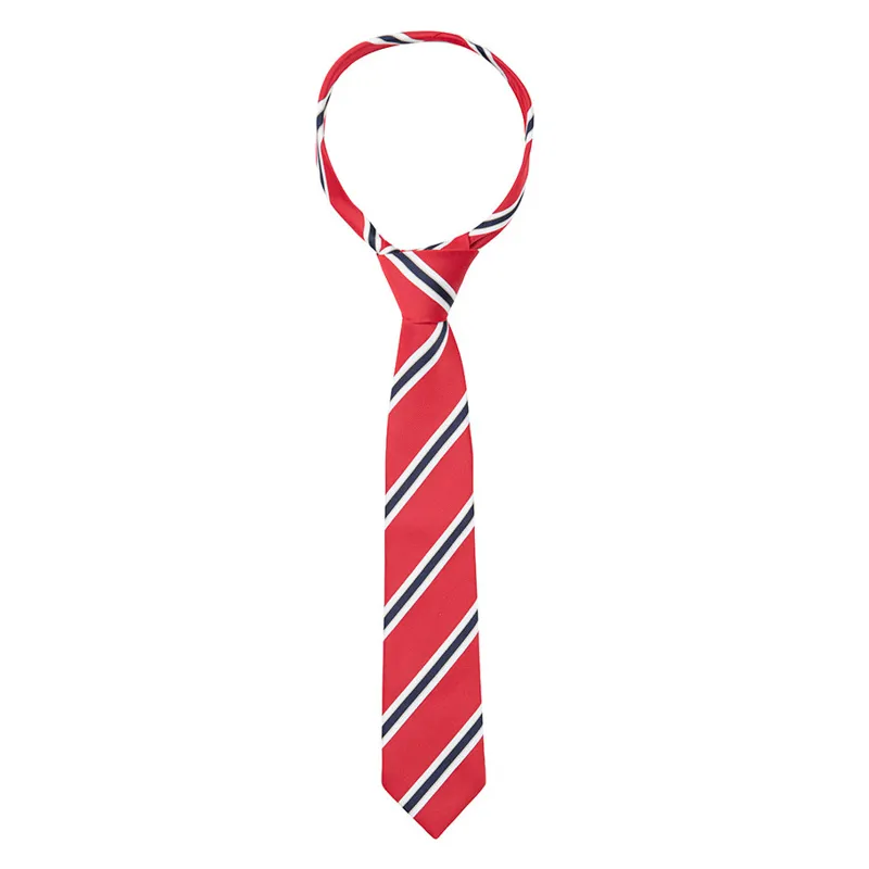 Supreme Products Adults Show Tie - Red/Navy Stripe