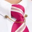 Supreme Products Glitz and Glam Collar Bar Pin - Gold/Black