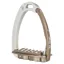 Tech Stirrups Venice Fit 8 Safety Stirrups - Silver/Brown