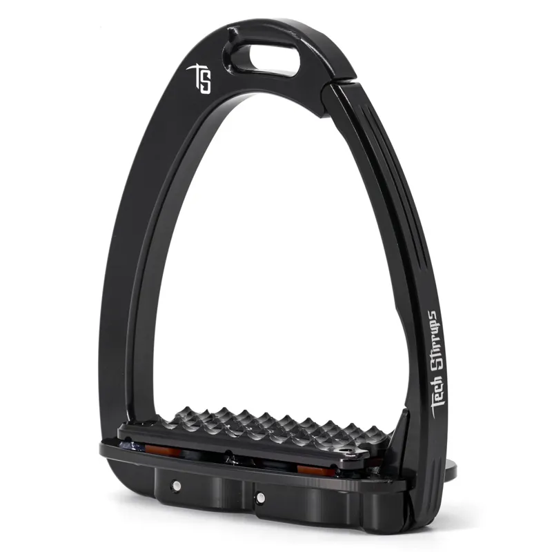 Tech Venice Dressage Plus Safety Stirrups - Black/Black