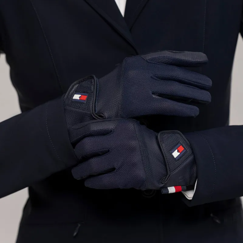Tommy Hilfiger Duke Adults Riding Gloves - Desert Sky-1