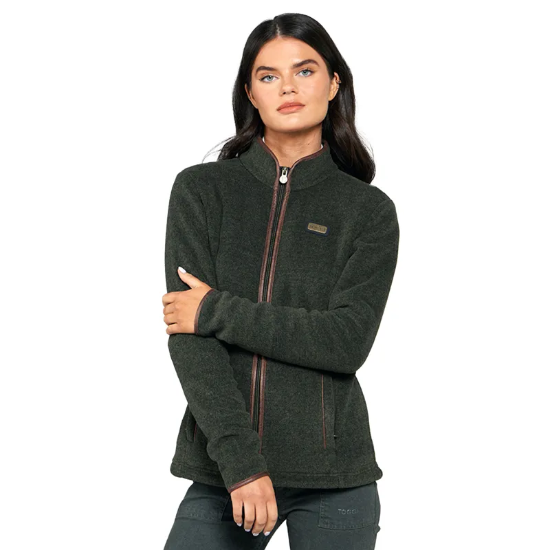 Toggi Britannia Womens Fleece Jacket - Forest Green-3