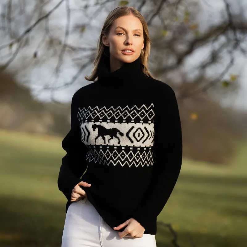 Toggi Chancery Womens Knitted Sweater - Black