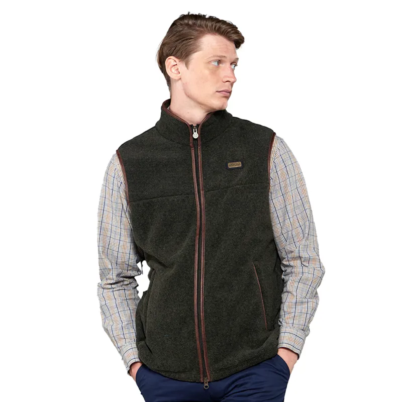 Toggi Tudor Mens Fleece Gilet - Forest Green