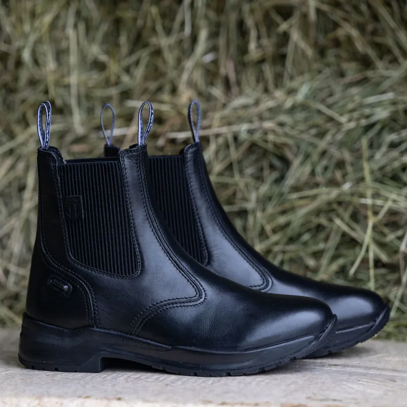 Toggi Barrington Adults Waterproof Jodhpur Boots - Black-4