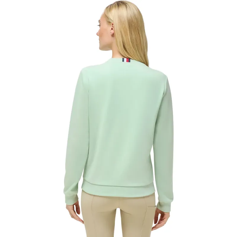 Tommy Hilfiger Belair Rhinestone Womens Sweatshirt - Belair Mint-5
