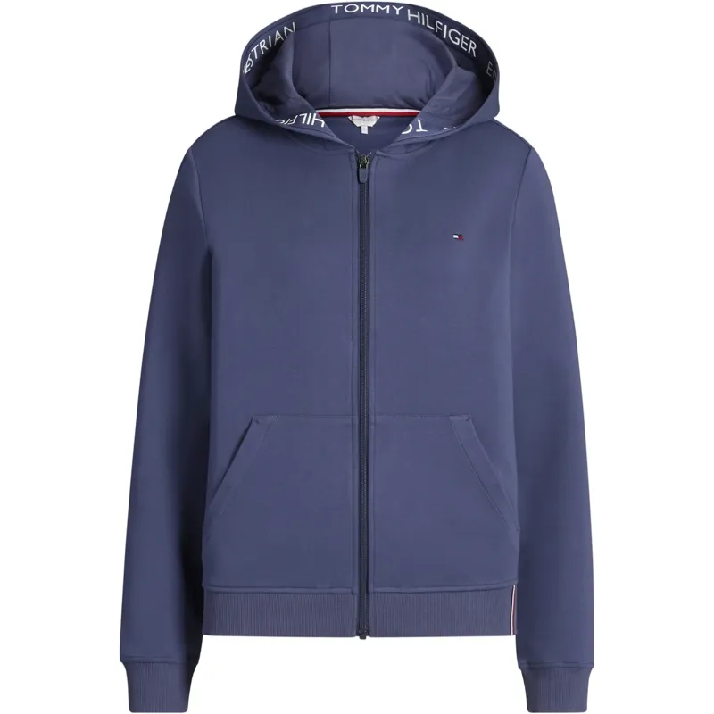 Tommy Hilfiger Beverly Womens Zip-Up Hoodie - Faded Indigo-1